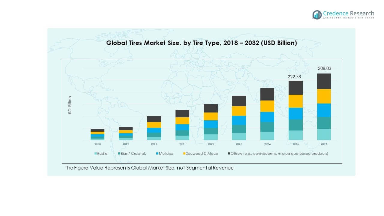 Tires Market Share Segmentation
