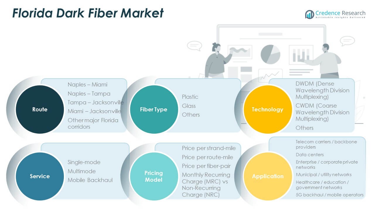 Participación del Mercado de Fibra Oscura de Florida