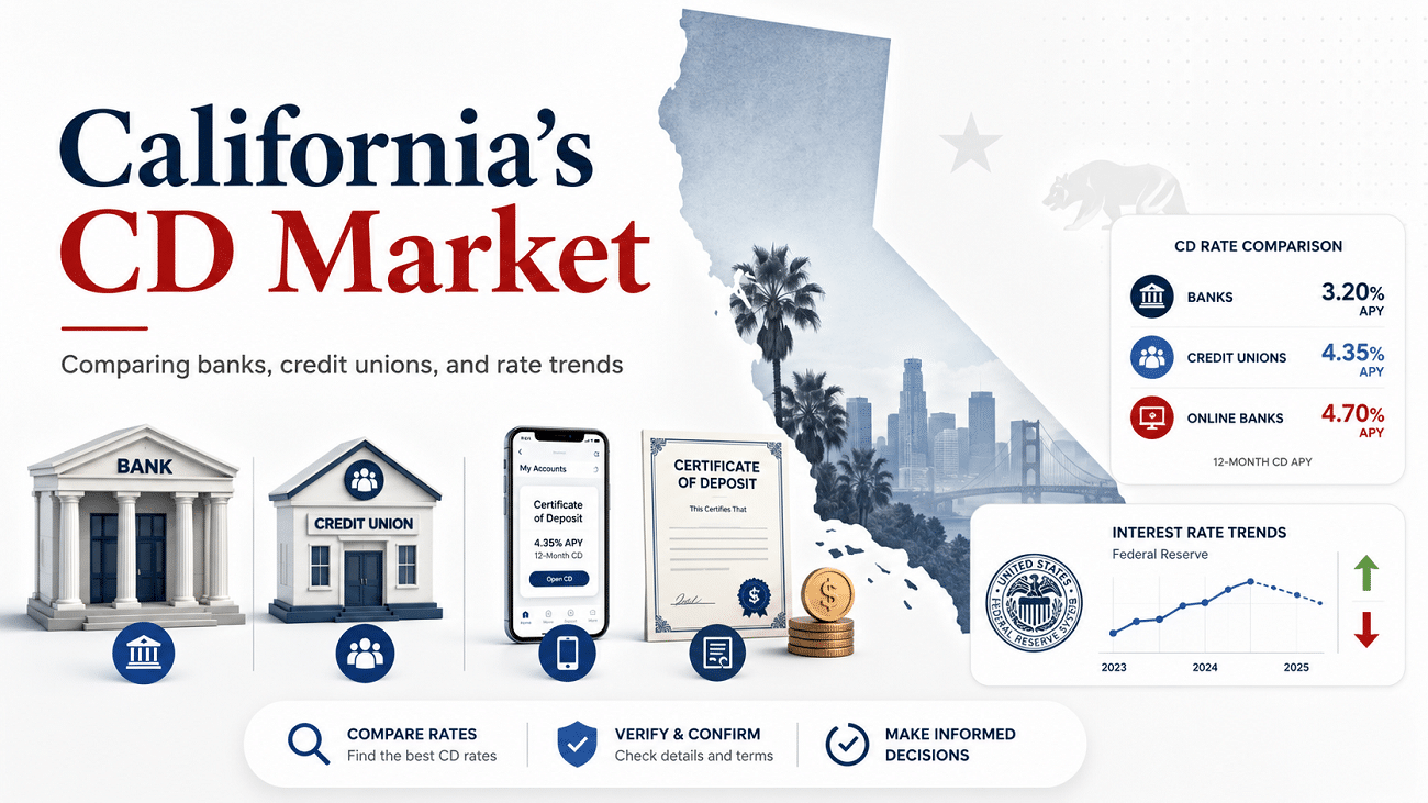 California’s Competitive CD Market: Understanding Credit Union vs. Bank Positioning